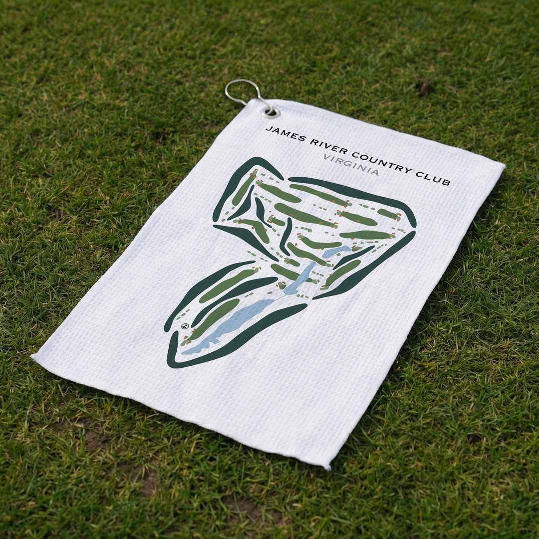 James River Country Club, Virginia - Printed Golf Courses