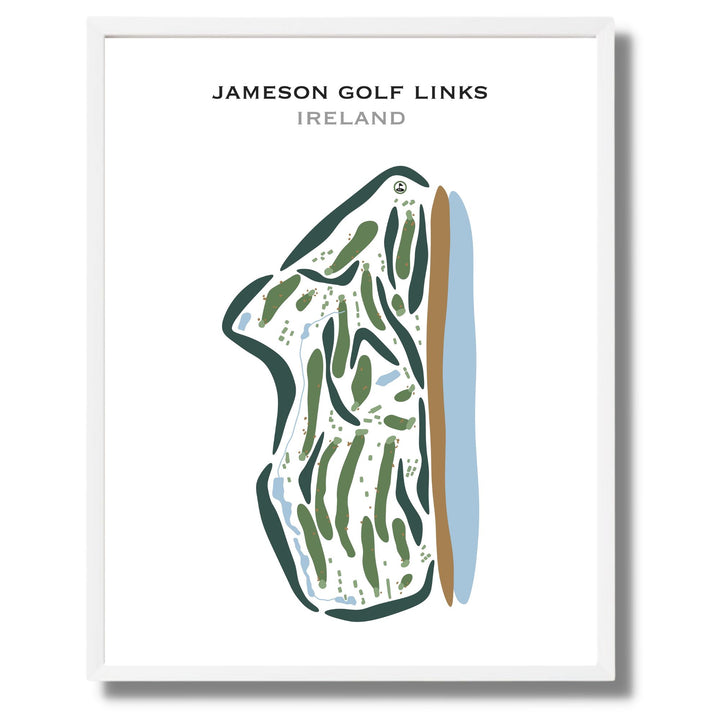 Jameson Golf Links, Ireland - Printed Golf Courses