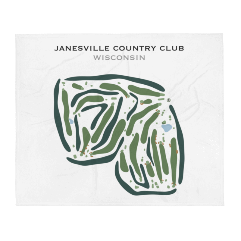 Janesville Country Club, Wisconsin - Printed Golf Courses