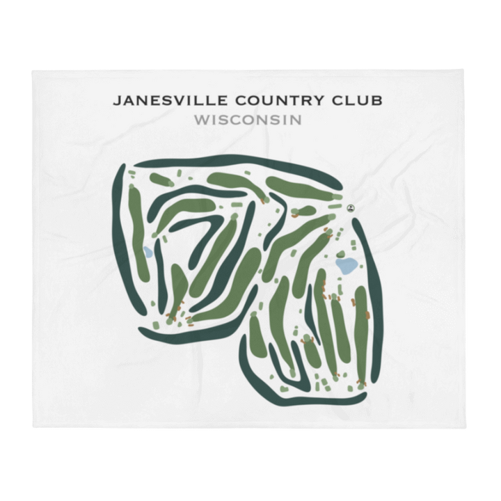 Janesville Country Club, Wisconsin - Printed Golf Courses