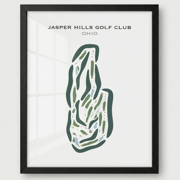 Jasper Hills Golf Club, Ohio - Printed Golf Courses