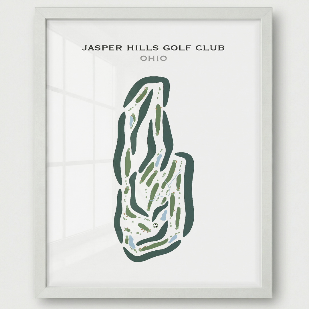 Jasper Hills Golf Club, Ohio - Printed Golf Courses