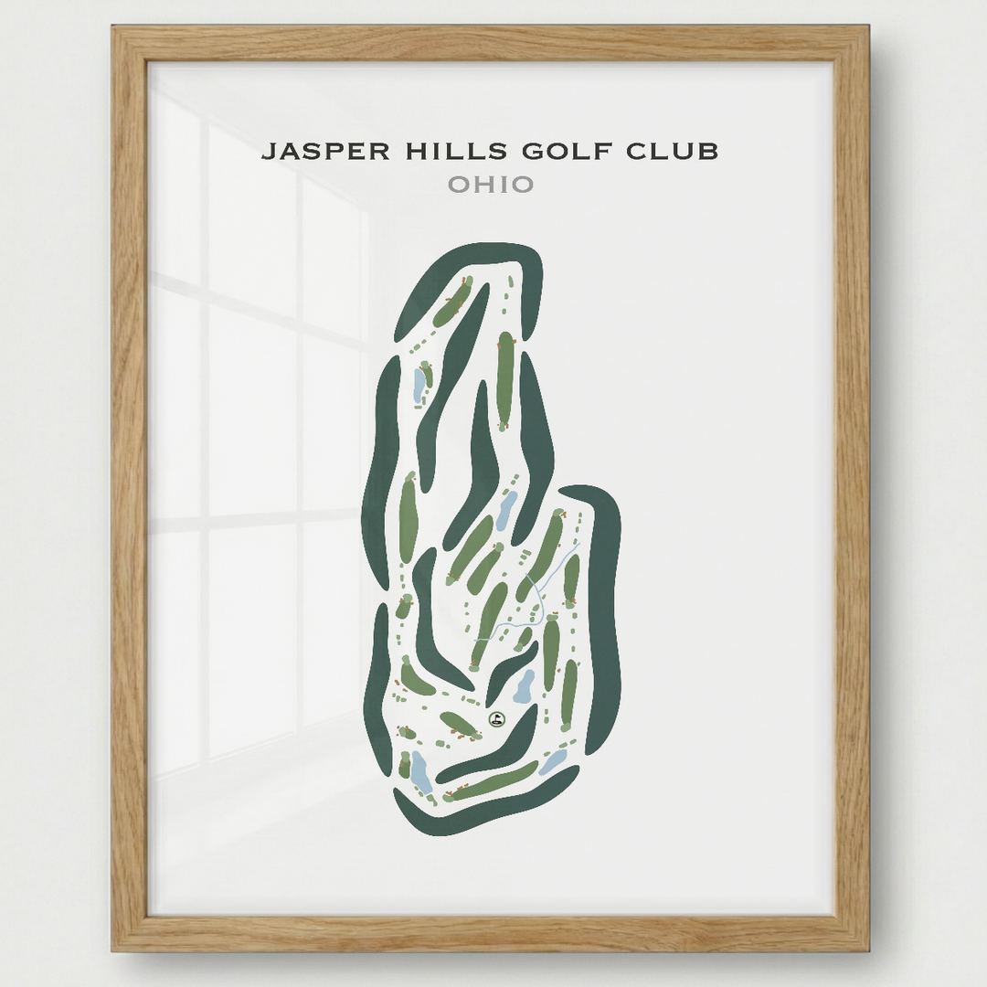 Jasper Hills Golf Club, Ohio - Printed Golf Courses