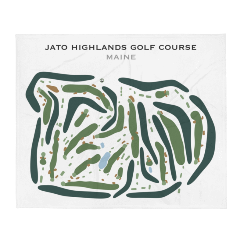 Jato Highlands Golf Course, Maine - Printed Golf Courses