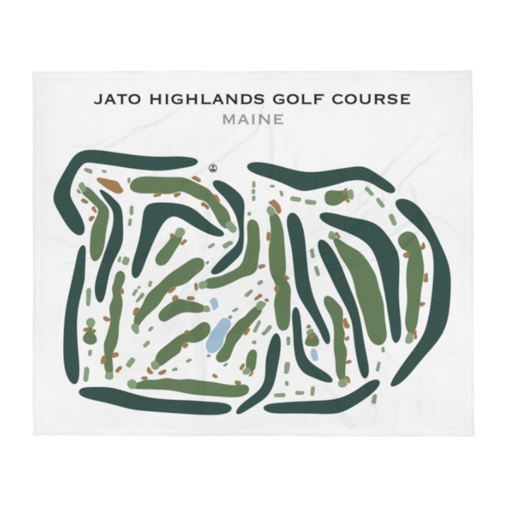 Jato Highlands Golf Course, Maine - Printed Golf Courses