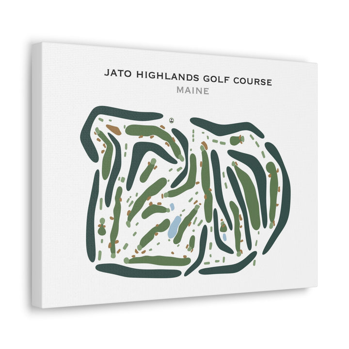 Jato Highlands Golf Course, Maine - Printed Golf Courses