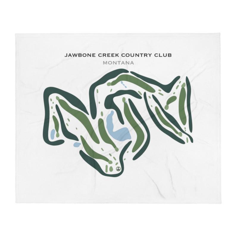 Jawbone Creek Country Club, Montana - Printed Golf Courses - Golf Course Prints