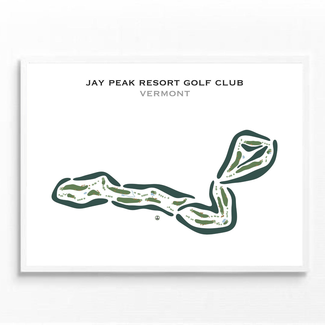 Jay Peak Resort Golf Club, Vermont - Printed Golf Courses