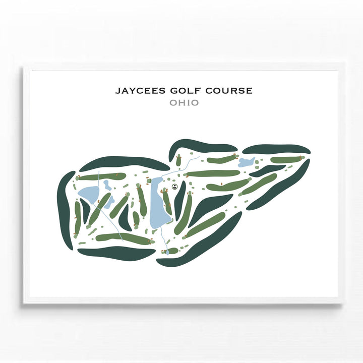 Jaycee Golf Course, Ohio - Printed Golf Courses