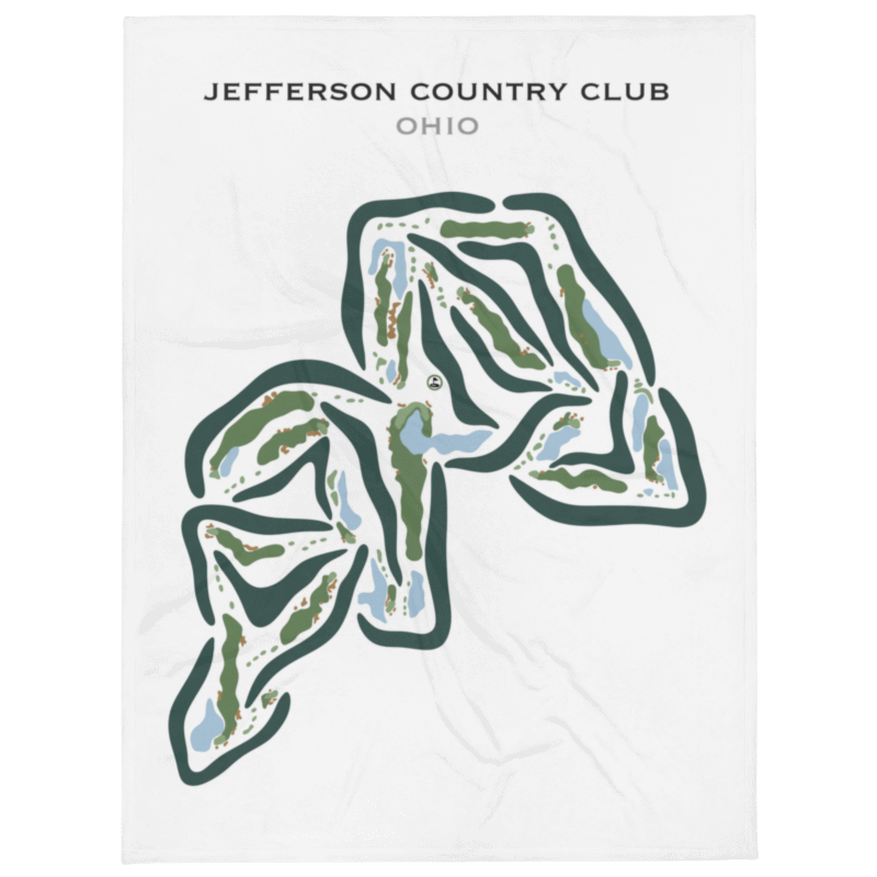 Jefferson Country Club, Ohio - Printed Golf Courses