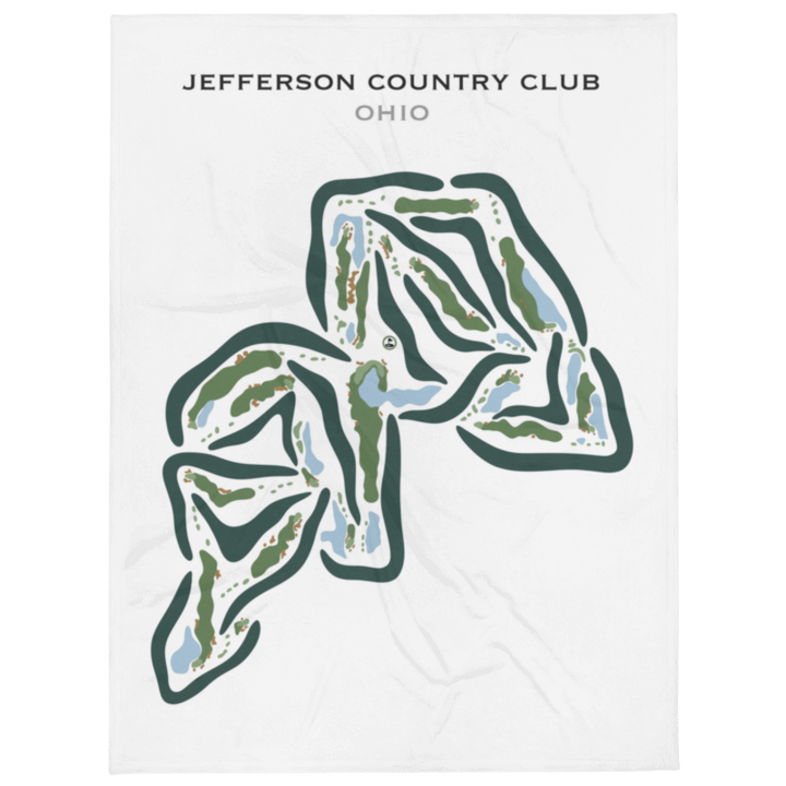 Jefferson Country Club, Ohio - Printed Golf Courses