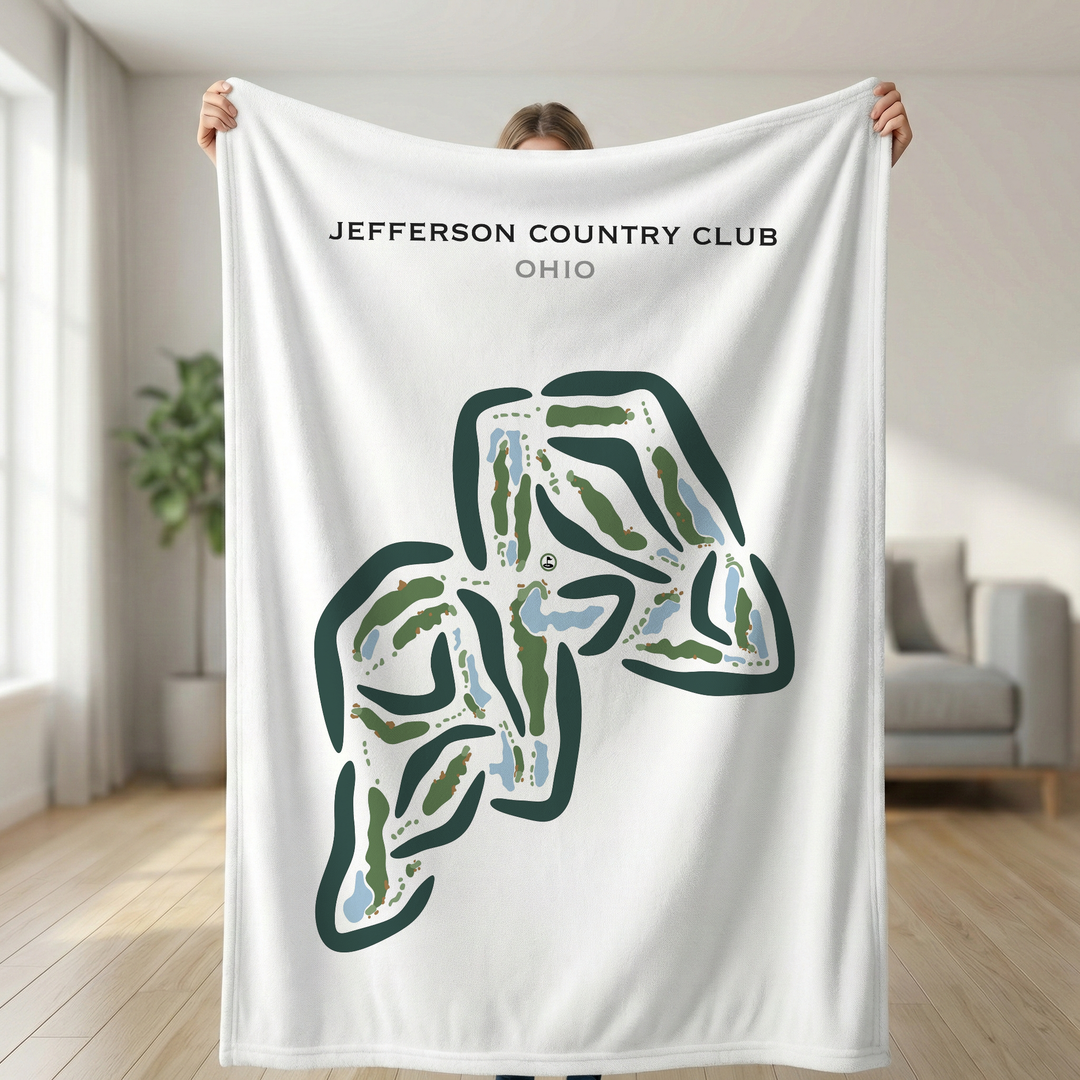 Jefferson Country Club, Ohio - Printed Golf Courses