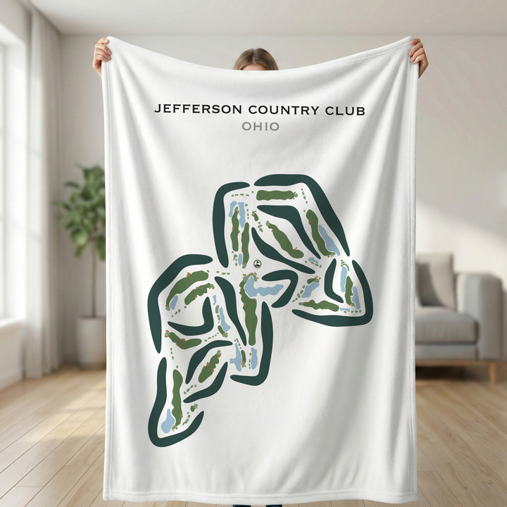Jefferson Country Club, Ohio - Printed Golf Courses