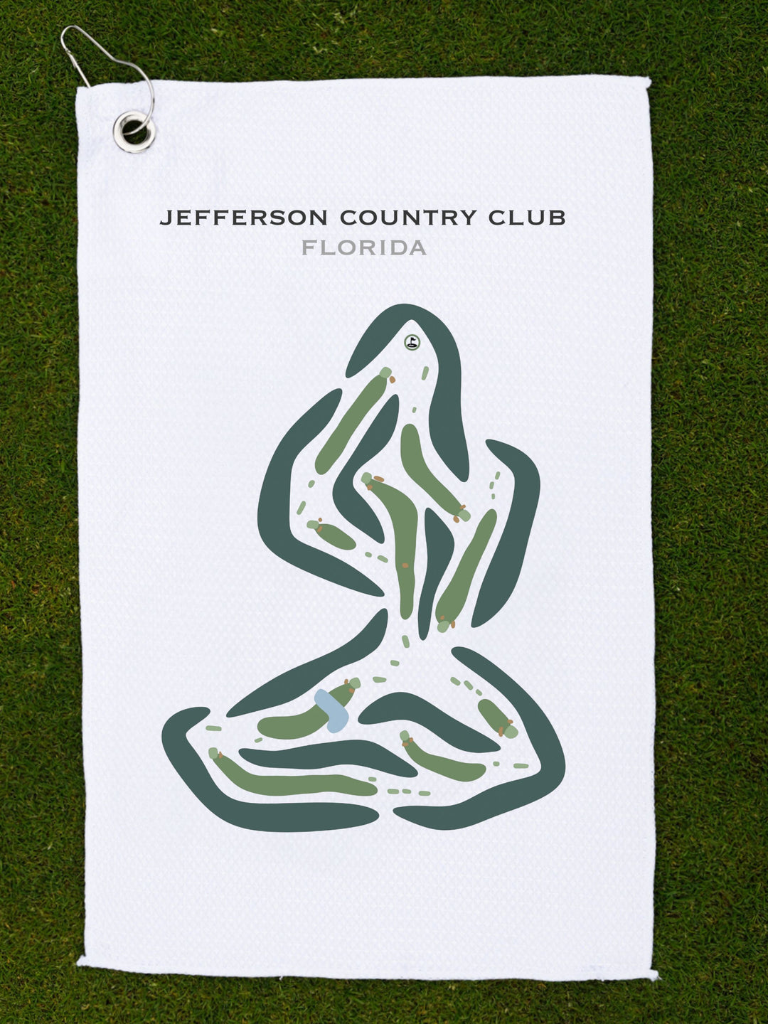 Jefferson Country Club, Florida - Printed Golf Courses