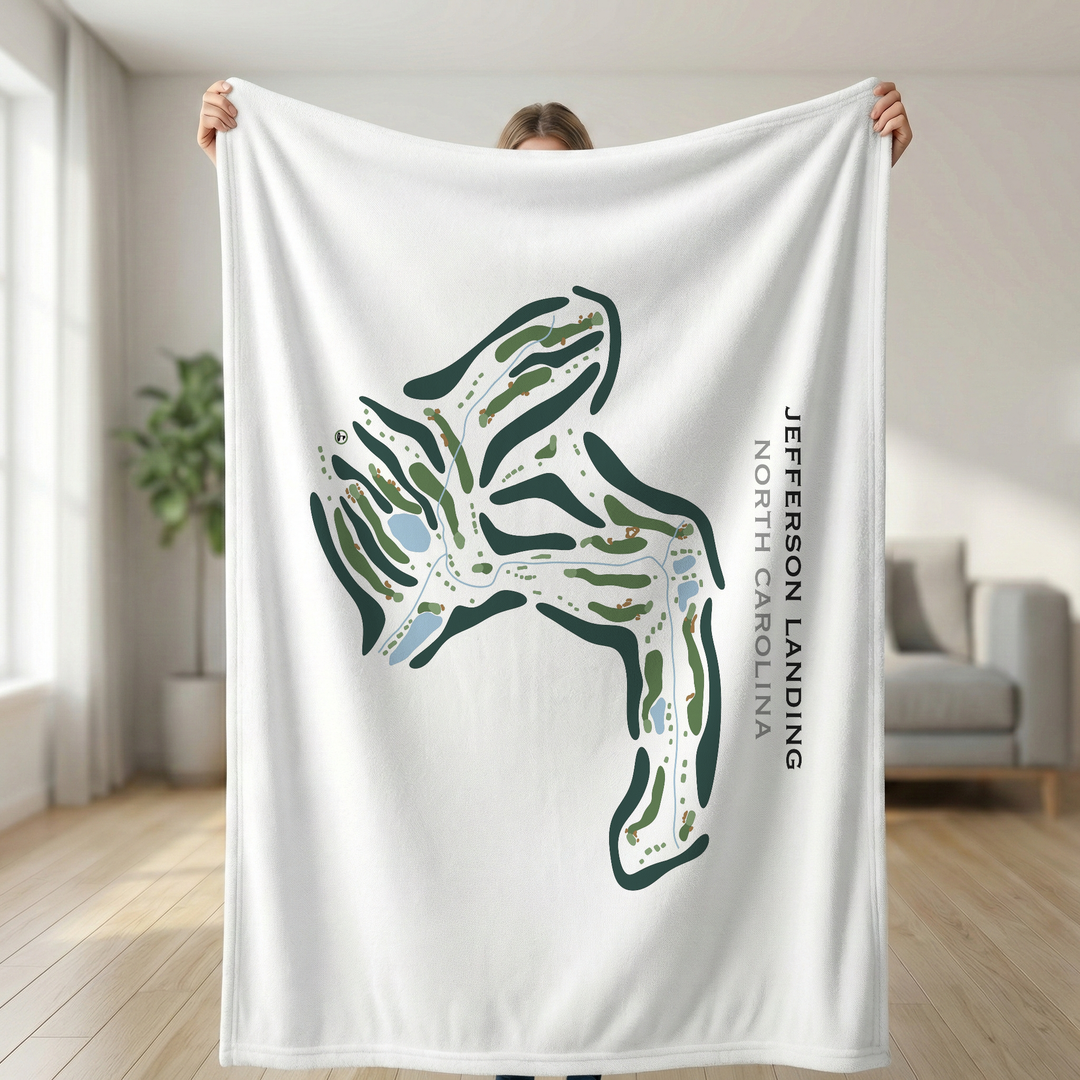 Jefferson Landing, North Carolina - Printed Golf Course