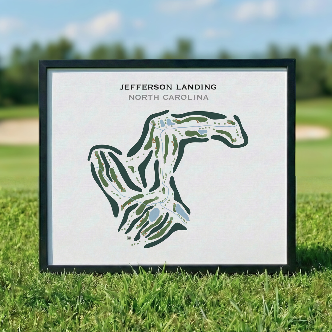 Jefferson Landing, North Carolina - Printed Golf Course
