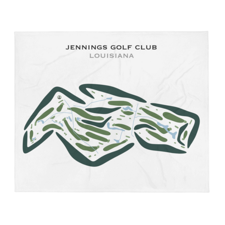 Jennings Golf Club, Louisiana - Printed Golf Courses