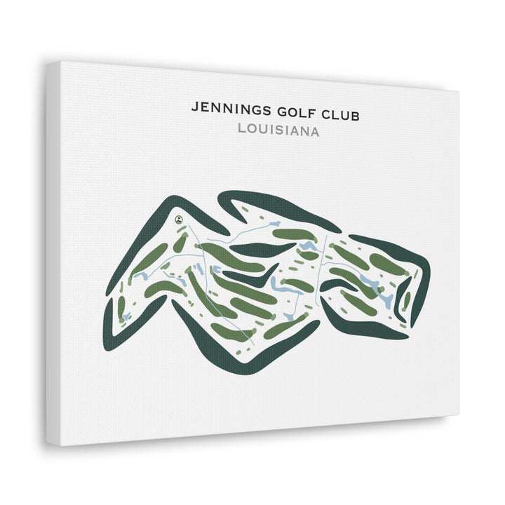 Jennings Golf Club, Louisiana - Printed Golf Courses