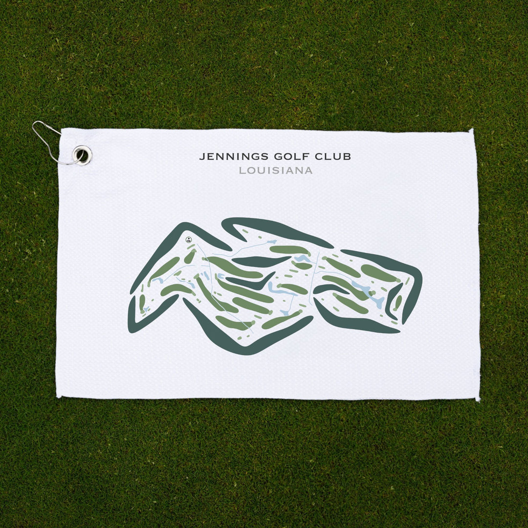 Jennings Golf Club, Louisiana - Printed Golf Courses