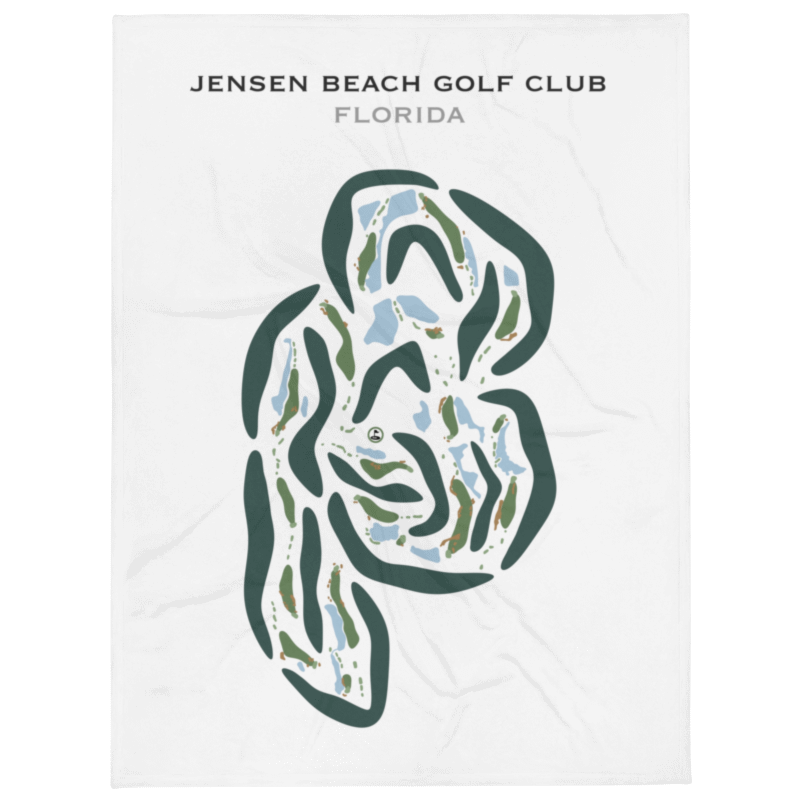 Jensen Beach Golf Club, Florida - Printed Golf Courses