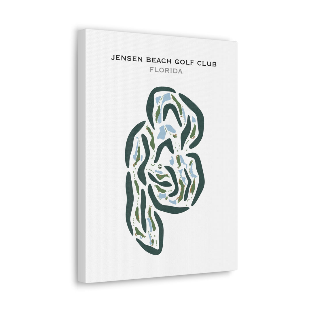 Jensen Beach Golf Club, Florida - Printed Golf Courses