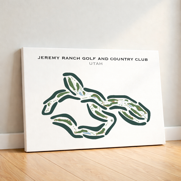 Jeremy Ranch Golf & Country Club, Utah - Printed Golf Courses