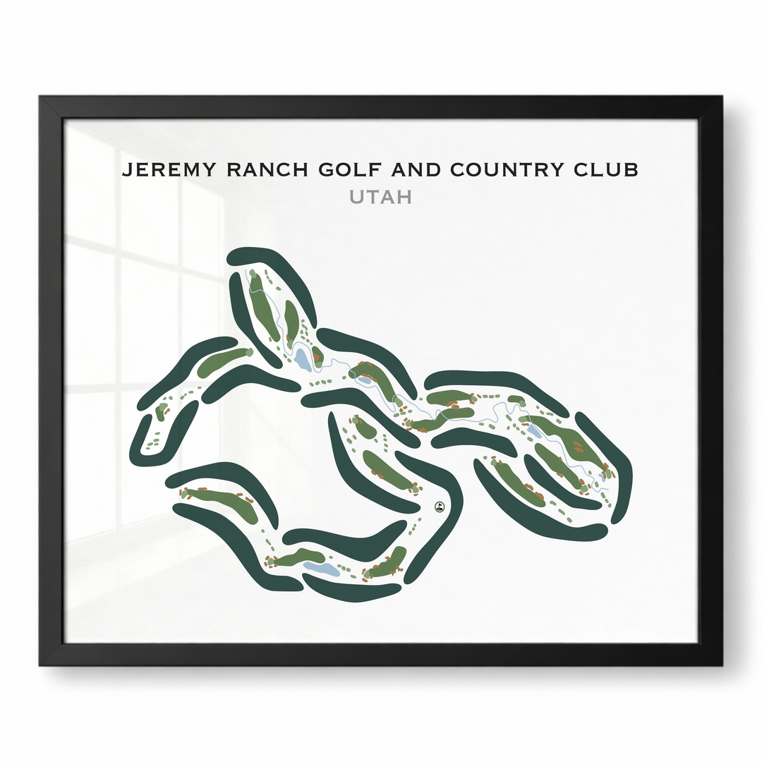 Jeremy Ranch Golf & Country Club, Utah - Printed Golf Courses