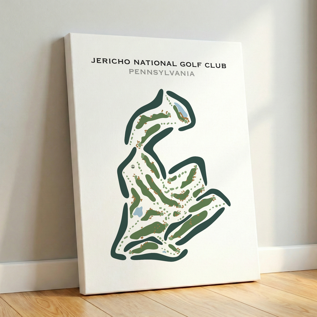 Jericho National Golf Club, Pennsylvania - Printed Golf Courses