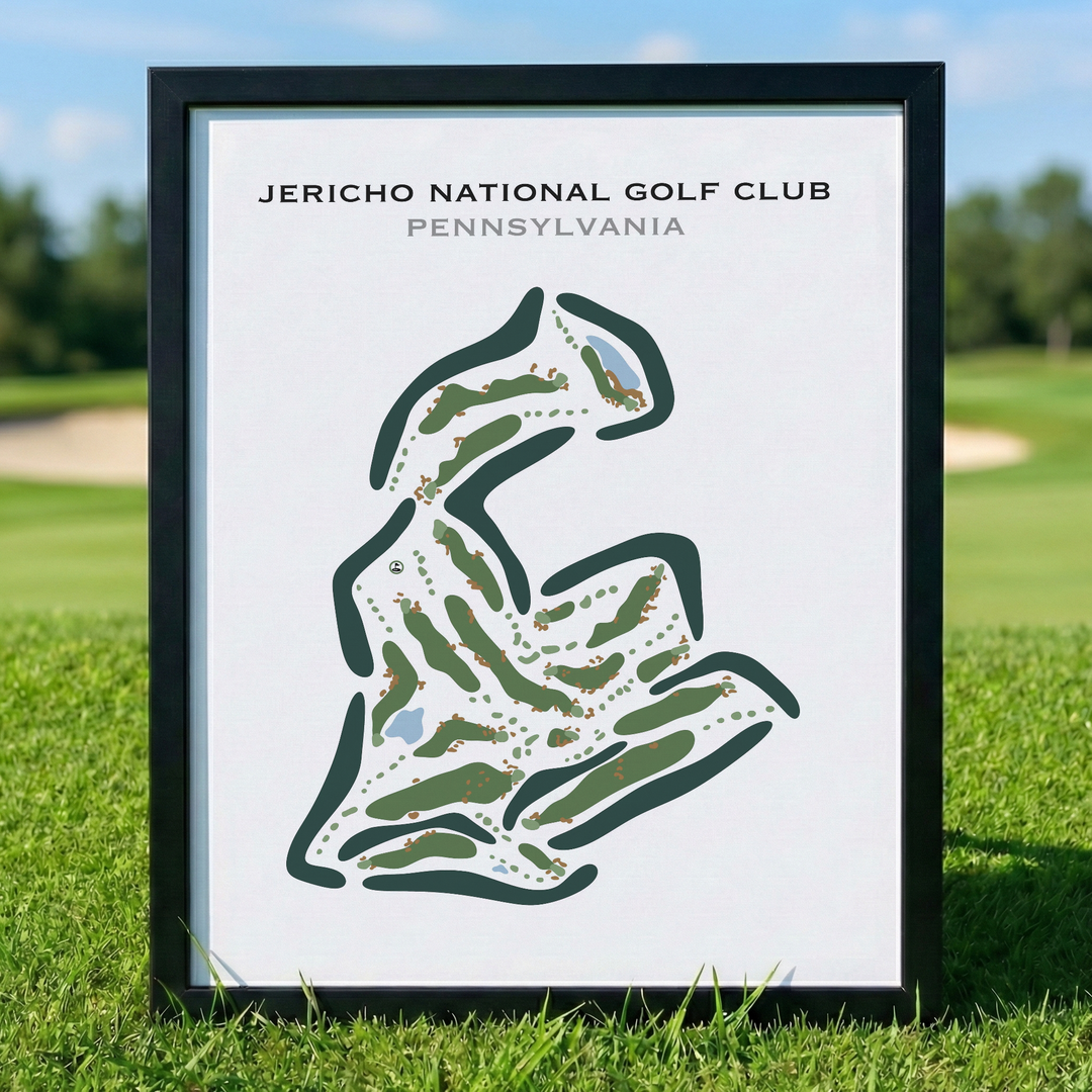 Jericho National Golf Club, Pennsylvania - Printed Golf Courses
