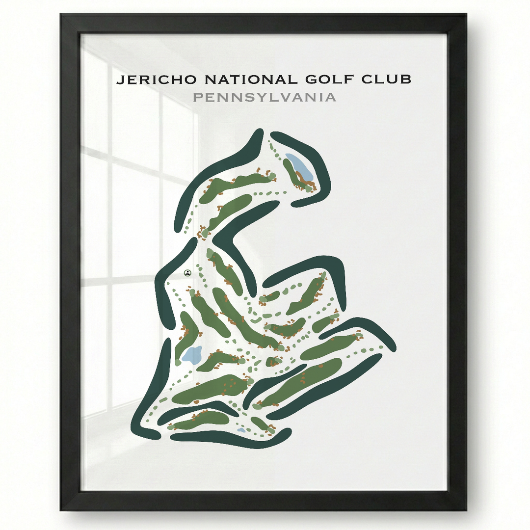 Jericho National Golf Club, Pennsylvania - Printed Golf Courses