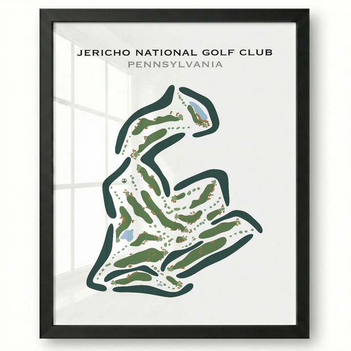 Jericho National Golf Club, Pennsylvania - Printed Golf Courses