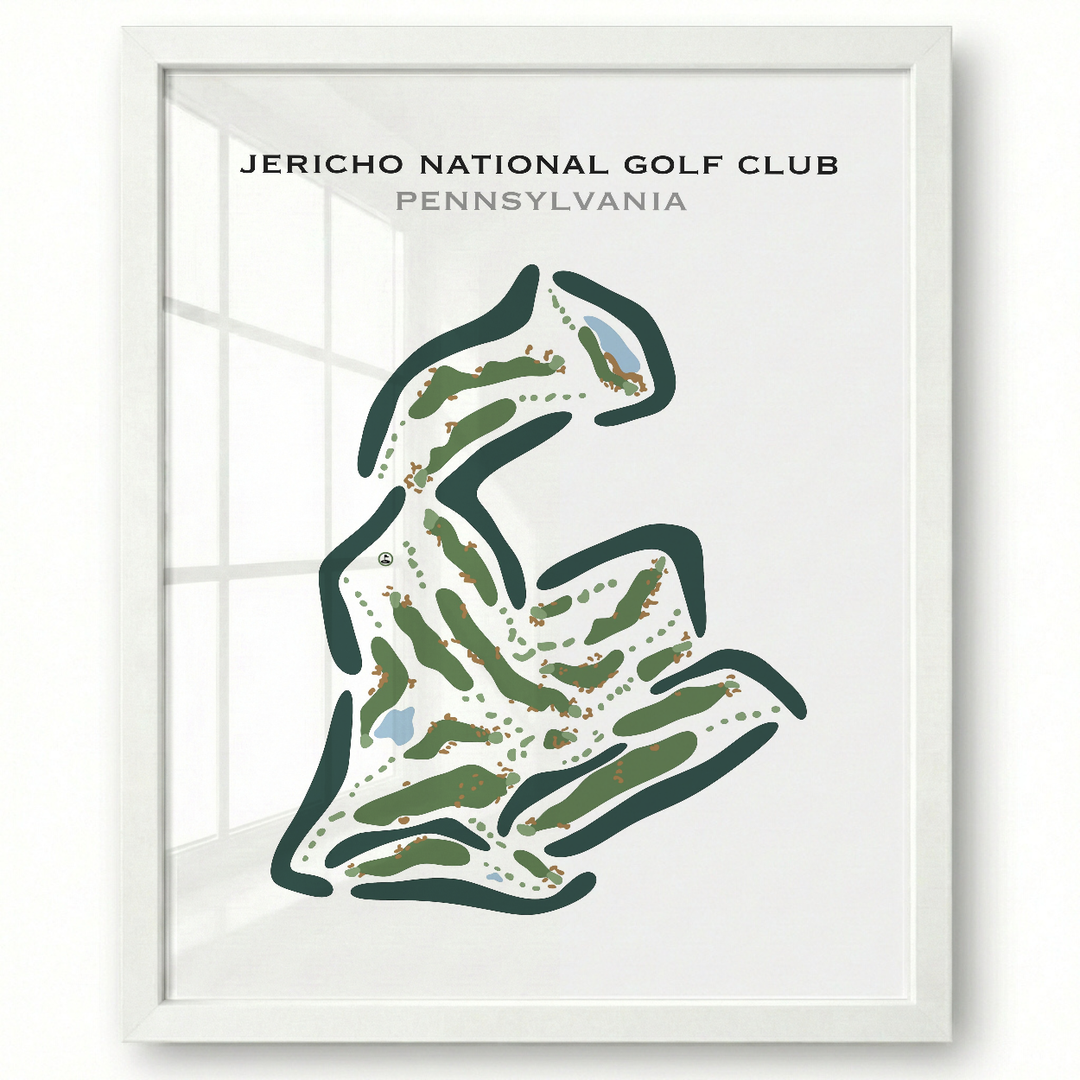 Jericho National Golf Club, Pennsylvania - Printed Golf Courses
