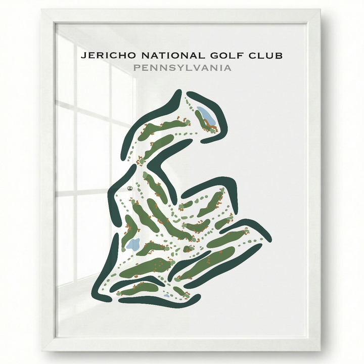 Jericho National Golf Club, Pennsylvania - Printed Golf Courses