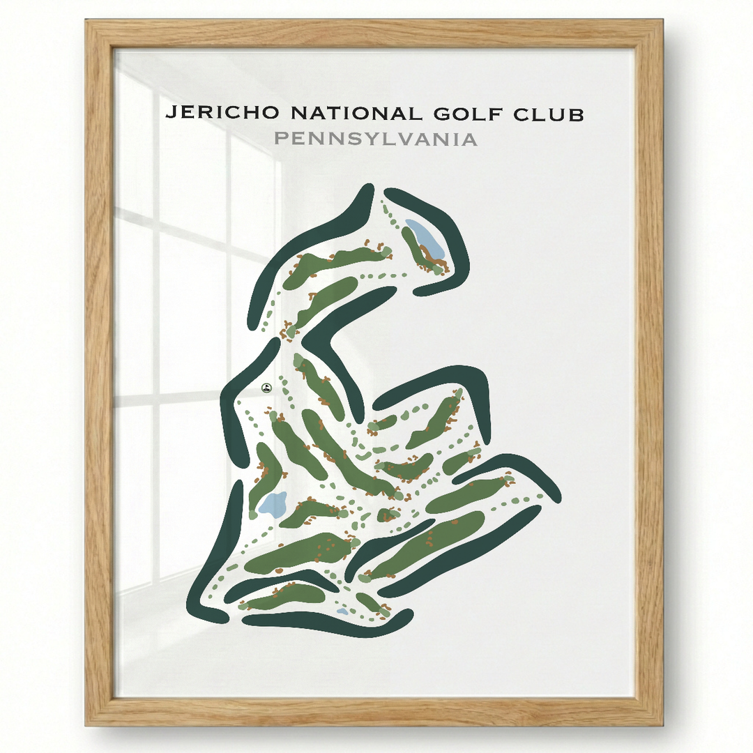 Jericho National Golf Club, Pennsylvania - Printed Golf Courses