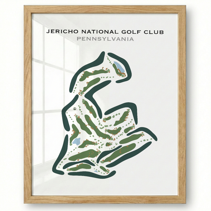 Jericho National Golf Club, Pennsylvania - Printed Golf Courses