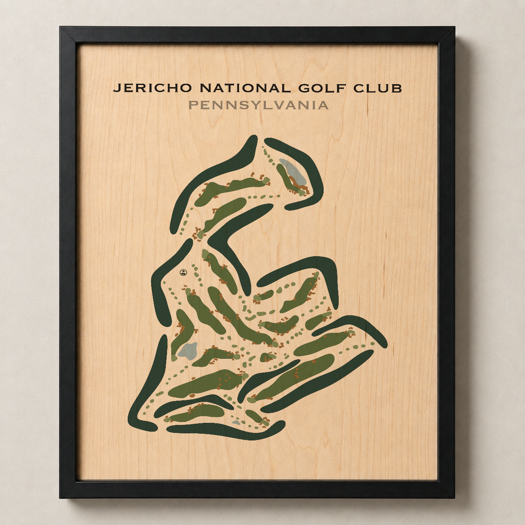 Jericho National Golf Club, Pennsylvania - Printed Golf Courses