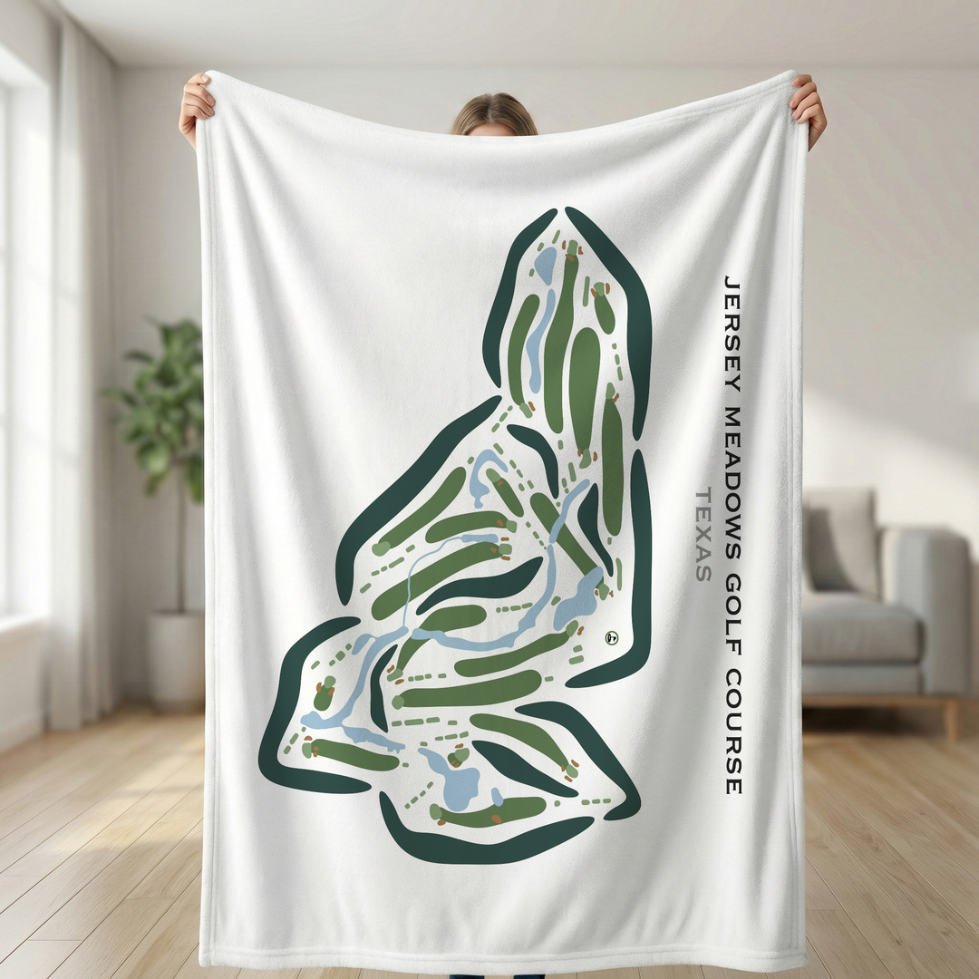 Jersey Meadow Golf Course, Texas - Printed Golf Courses