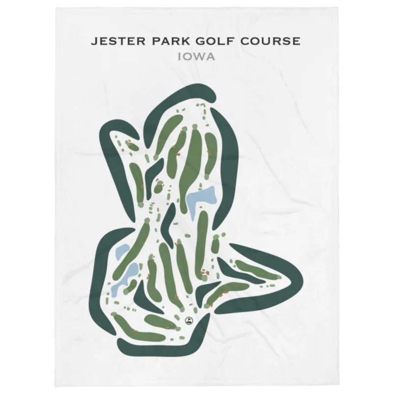 Jester Park Golf Course, Granger, Iowa - Printed Golf Courses