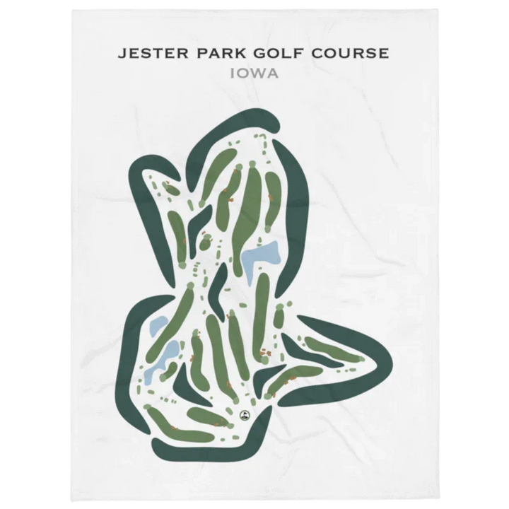 Jester Park Golf Course, Granger, Iowa - Printed Golf Courses