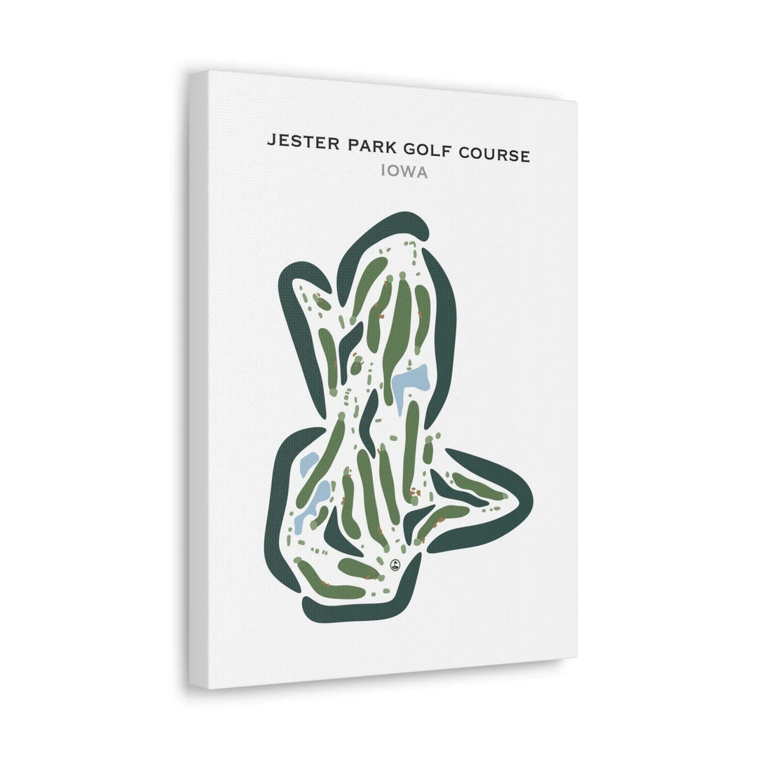 Jester Park Golf Course, Granger, Iowa - Printed Golf Courses
