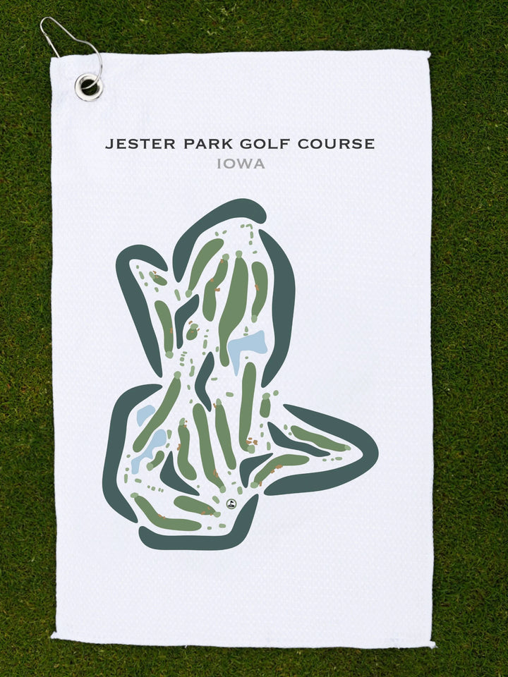 Jester Park Golf Course, Granger, Iowa - Printed Golf Courses