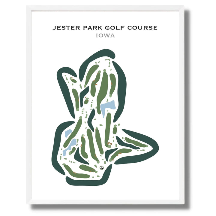 Jester Park Golf Course, Granger, Iowa - Printed Golf Courses