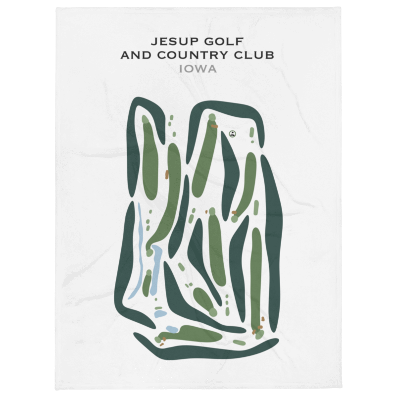 Jesup Golf & Country Club, Iowa - Printed Golf Courses