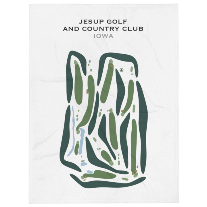 Jesup Golf & Country Club, Iowa - Printed Golf Courses