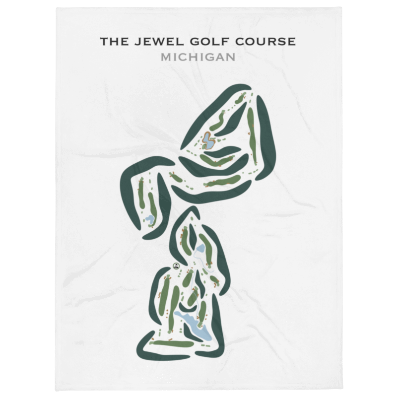 The Jewel Golf Course, Michigan - Printed Golf Courses