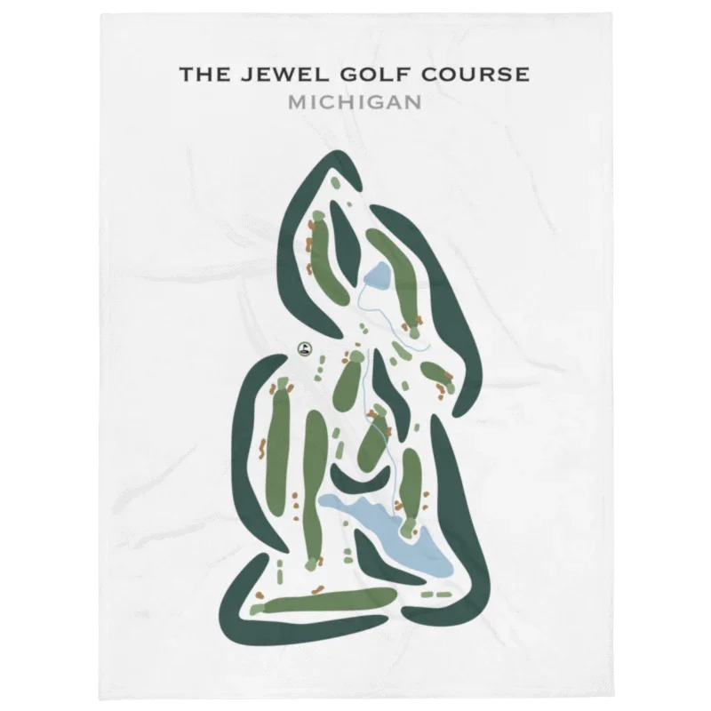 The Jewel Golf Course, Michigan - Printed Golf Courses