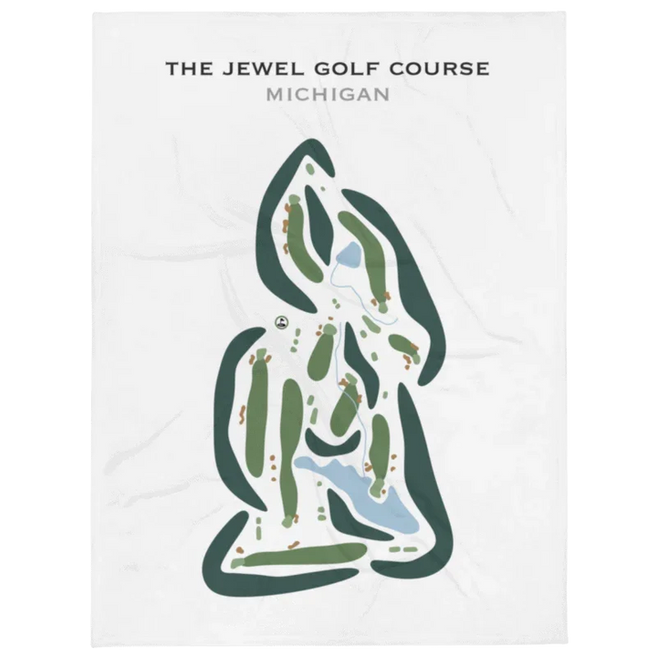 The Jewel Golf Course, Michigan - Printed Golf Courses