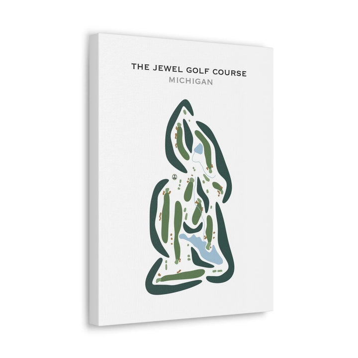 The Jewel Golf Course, Michigan - Printed Golf Courses