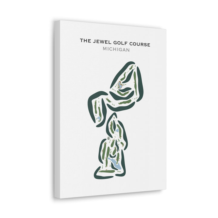 The Jewel Golf Course, Michigan - Printed Golf Courses