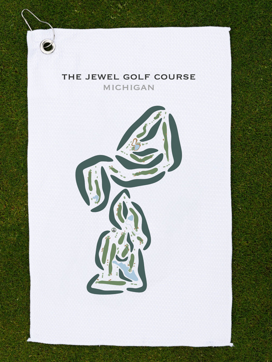 The Jewel Golf Course, Michigan - Printed Golf Courses
